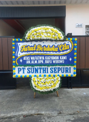 Papan Bunga Duka di Donggala Kodi